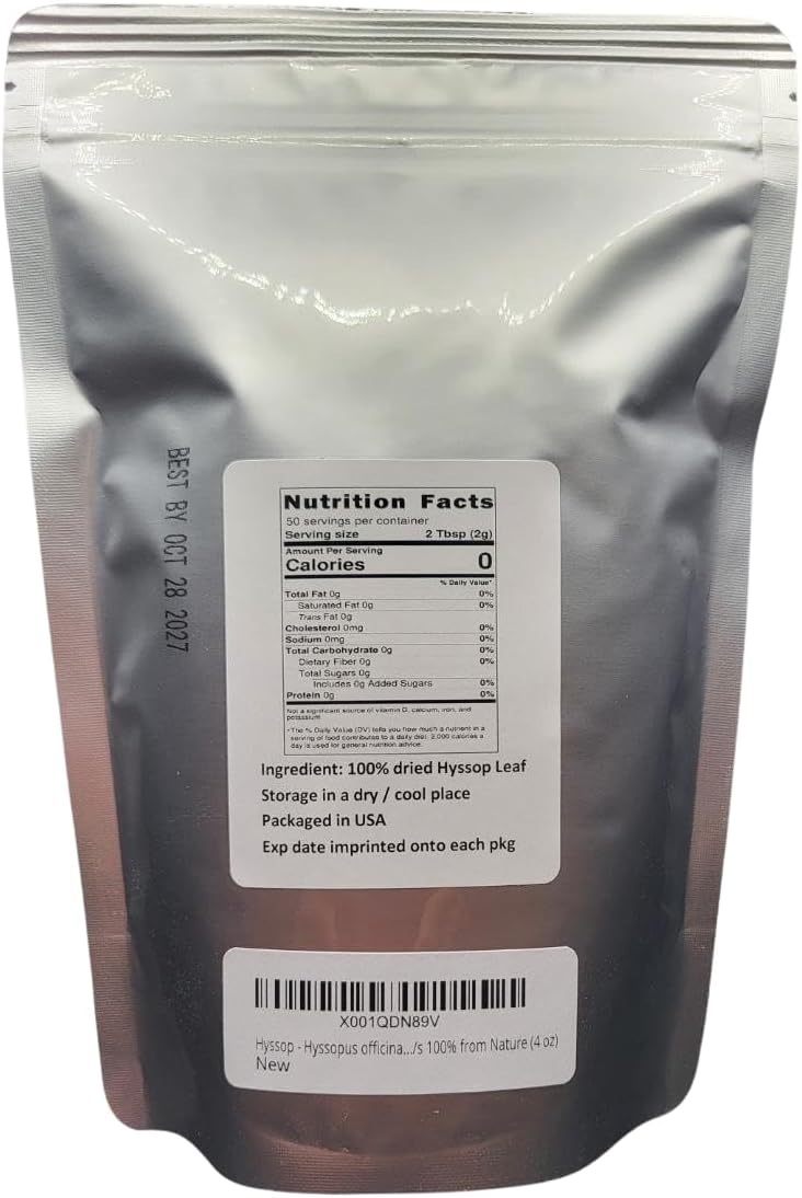 Nature Tea Hyssop Tea - Loose Leaf c/s 100% from Nature (120ml) - Image 2